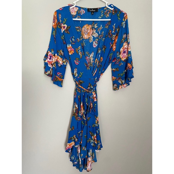 Lulus Dresses Lulus High Low Wrap Dress Poshmark